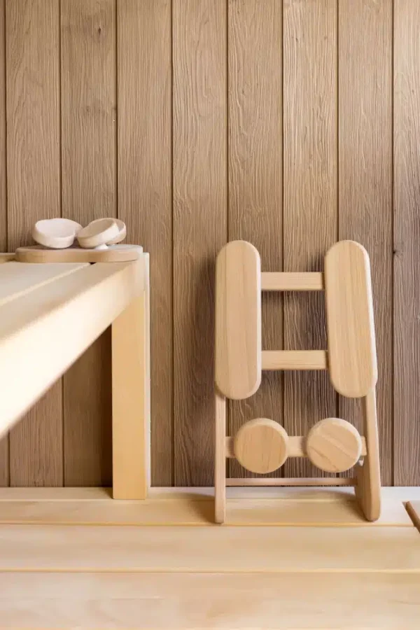 Halu ergonomische sauna hoofdsteun Red Cedar