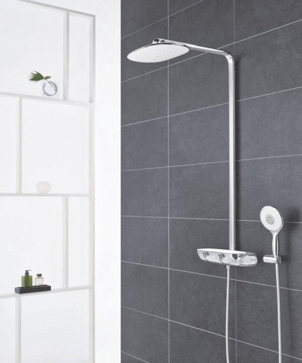 Grohe Rainshower douchesysteem 360 mono - Bubbels Jets
