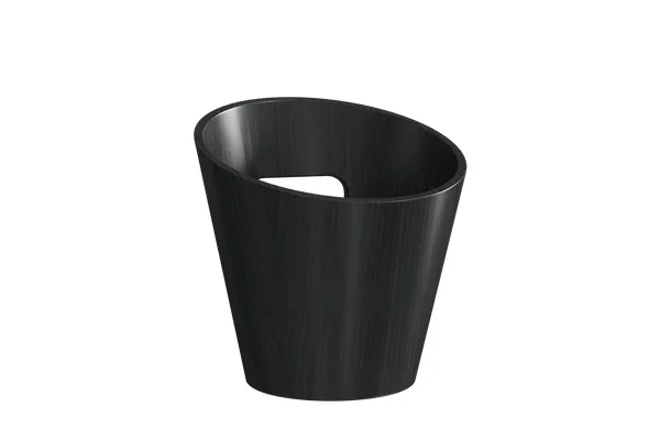 Kanto zwart houten sauna emmer 4L