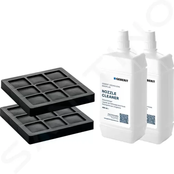 Geberit AquaClean 8000 plus set koolstoffilter+AquaClean douchearmreiniger 2st