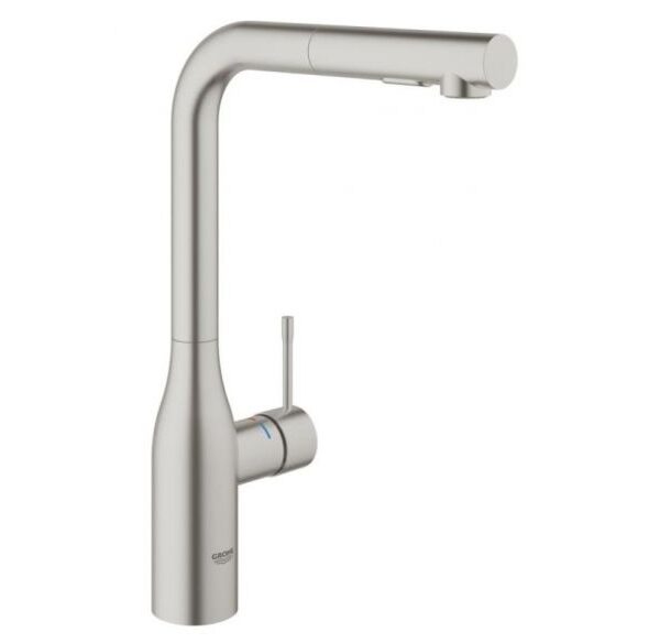 GROHE Essence keukenkraan hoge uitloop steel 30270DC0