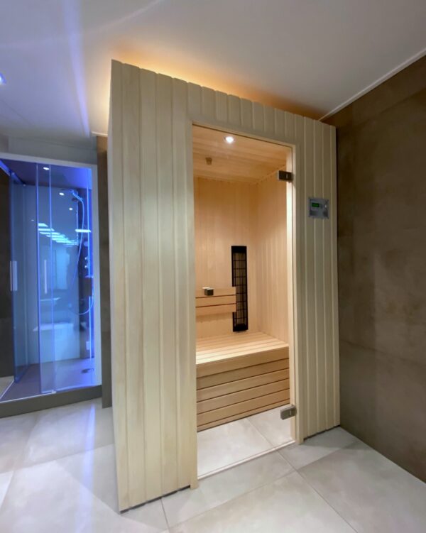infrarood sauna met sole verneveling