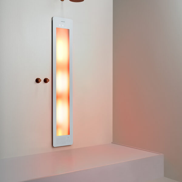 Sunshower Large Plus White - H 185 x B 33 x D 12 cm - Opbouw vlak