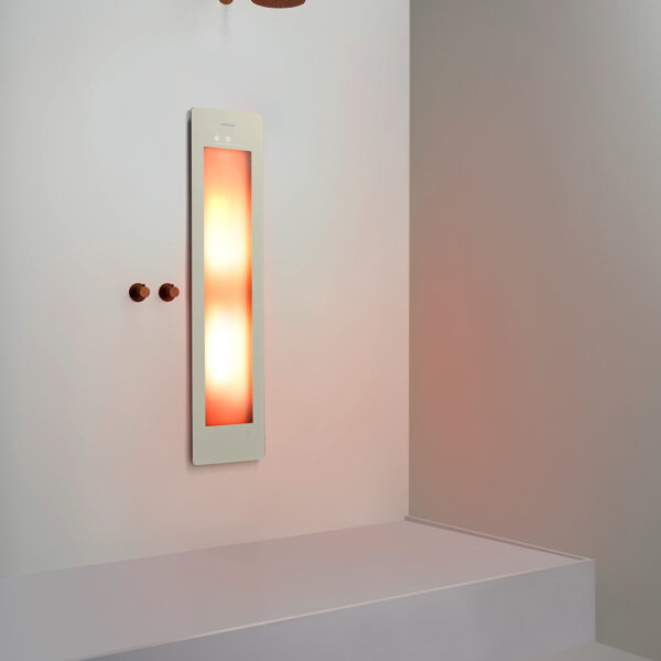 Sunshower Medium Plus Sand White - H 140 x B 33 x D 10 cm - Inbouw