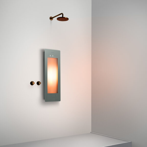 Sunshower Small One Grey - H 95 x B 33 x D 12 cm - Opbouw vlak