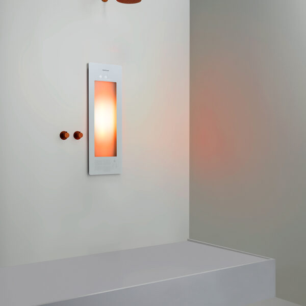 Sunshower Small Plus White - H 95 x B 33 x D 10 cm - Inbouw