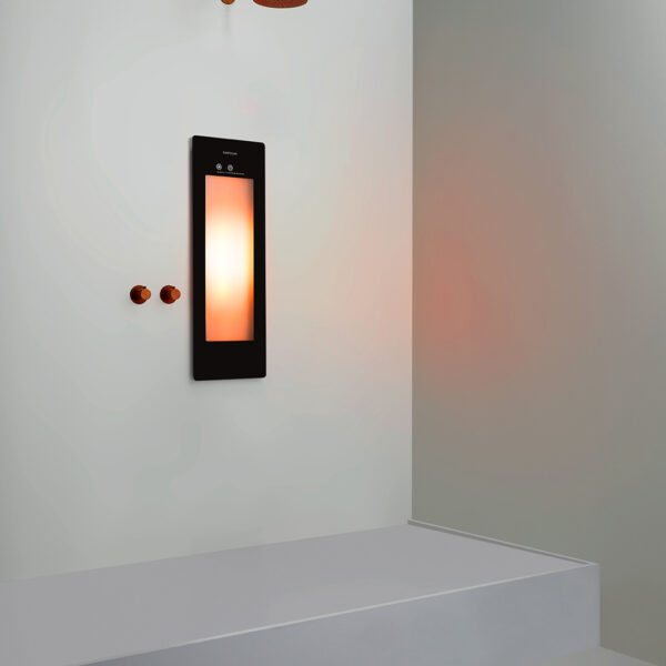 Sunshower Small Plus Black - H 95 x B 33 x D 10 cm - Inbouw