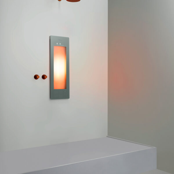 Sunshower Small Plus Grey - H 95 x B 33 x D 10 cm - Inbouw