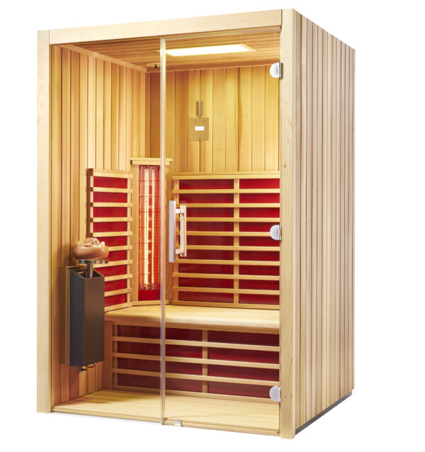 Infrarood Sauna InfraWorld Triosol Glas