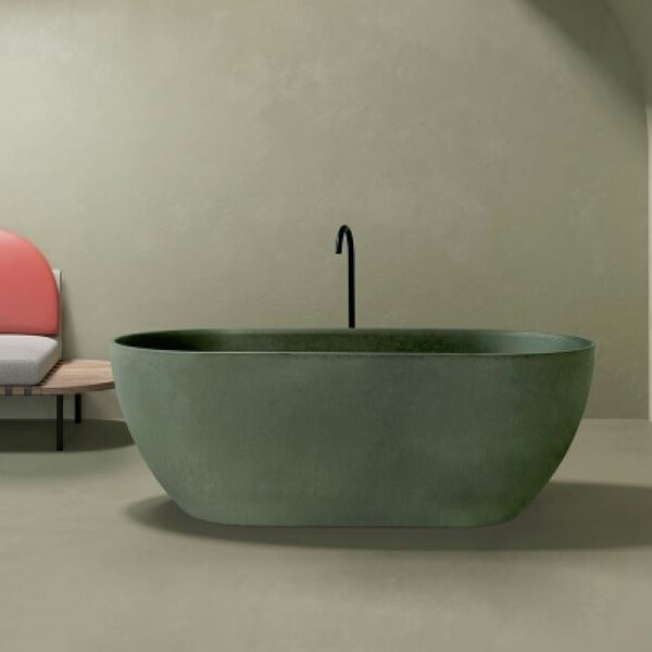 Detremmerie Clement vrijstaand bad beton dark green