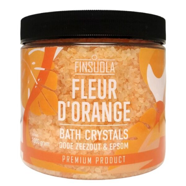 FinSuola badkristallen zeezout Fleur d'Orange 1KG