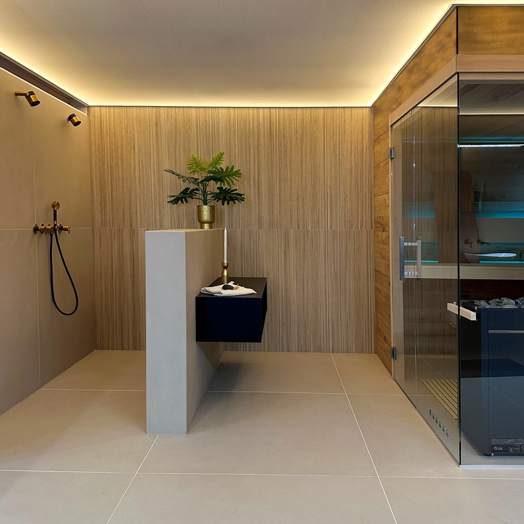 Japandi badkamer tegels