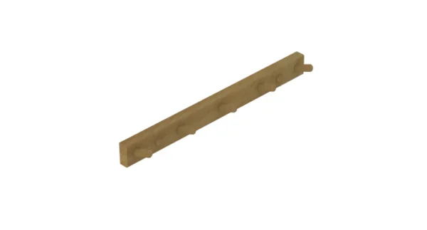 Cedar 5-Haaks Houten Sauna Kapstok