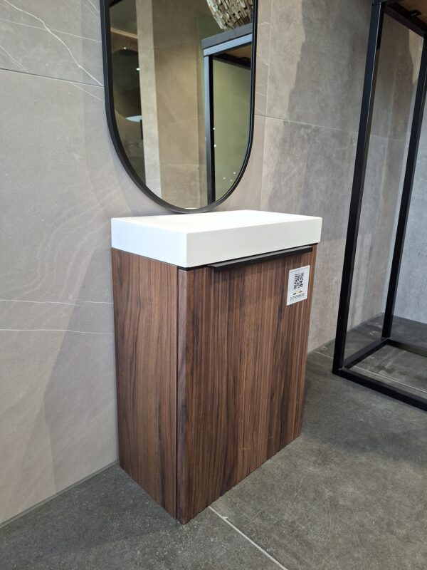 Detremmerie fonteinmeubel ribbel Walnoot