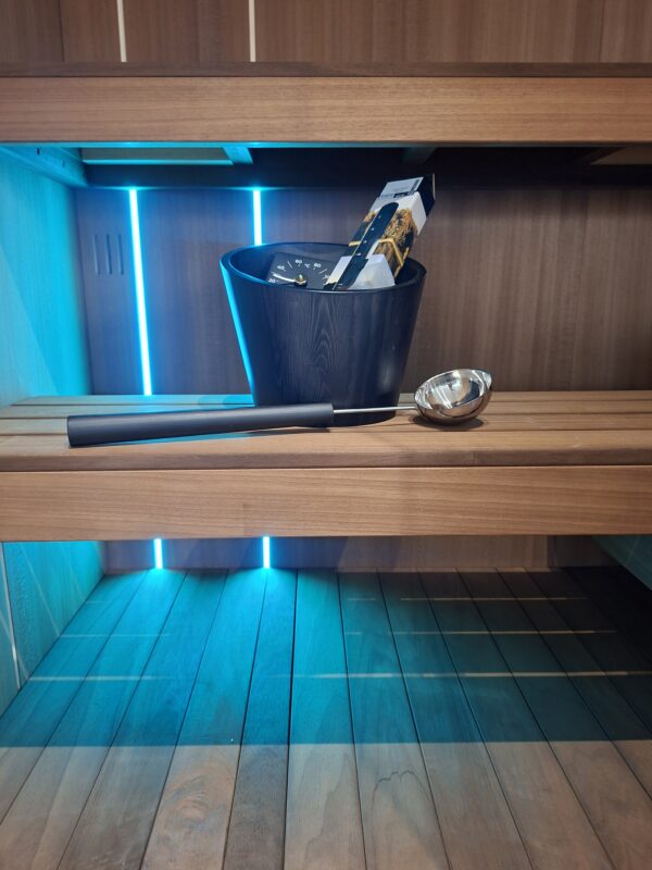 Sauna set 4-delig Deluxe zwart