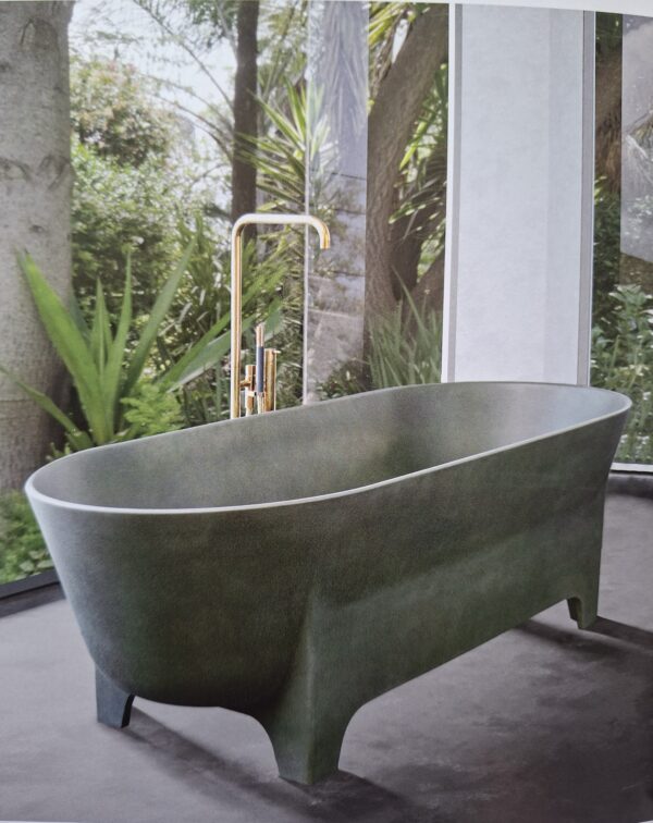 Detremmerie Thorgan vrijstaand bad beton Dark green