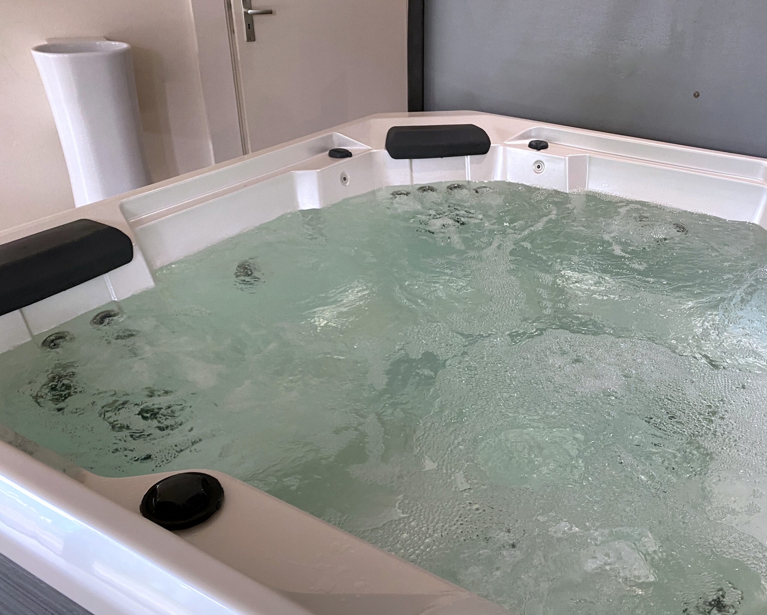 Jacuzzi water troebel