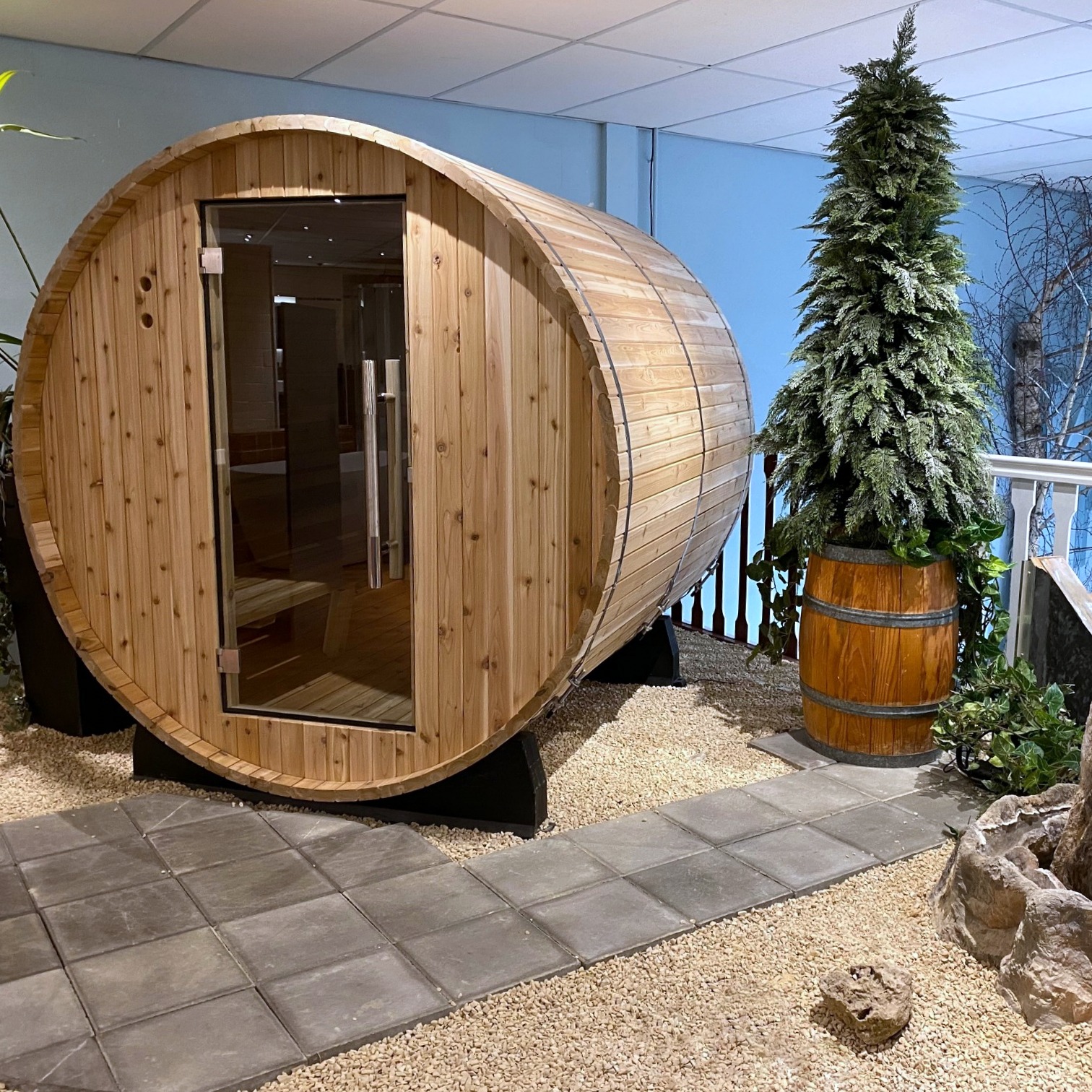 buiten sauna voor 2 personen